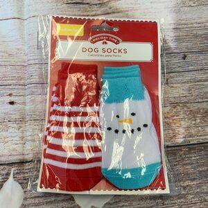 Holiday Time Dog Socks • Sz M/L • NWT!